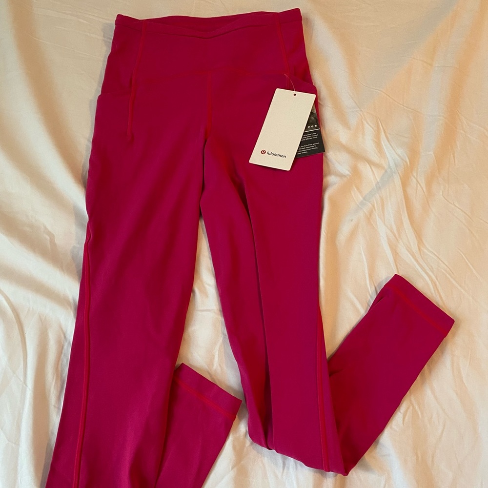 Lululemon fusha/pink, tights